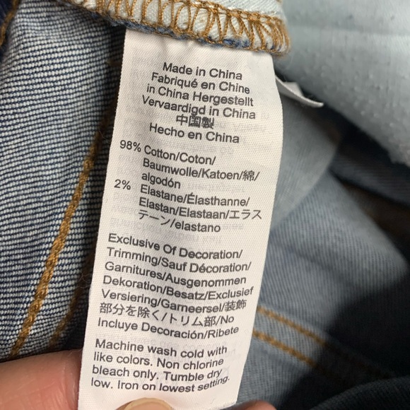 Madewell Size 32 The Perfect Vintage Crop Jean AE160 Bellbrook Wash Stretch - Picture 8 of 13